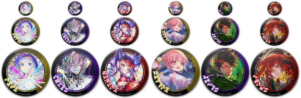 キャラクター缶バッジシリーズ vol.14（25mm、57mm、88mm）