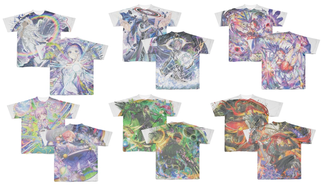 惑星シリーズ フルグラフィックTシャツ 第2弾