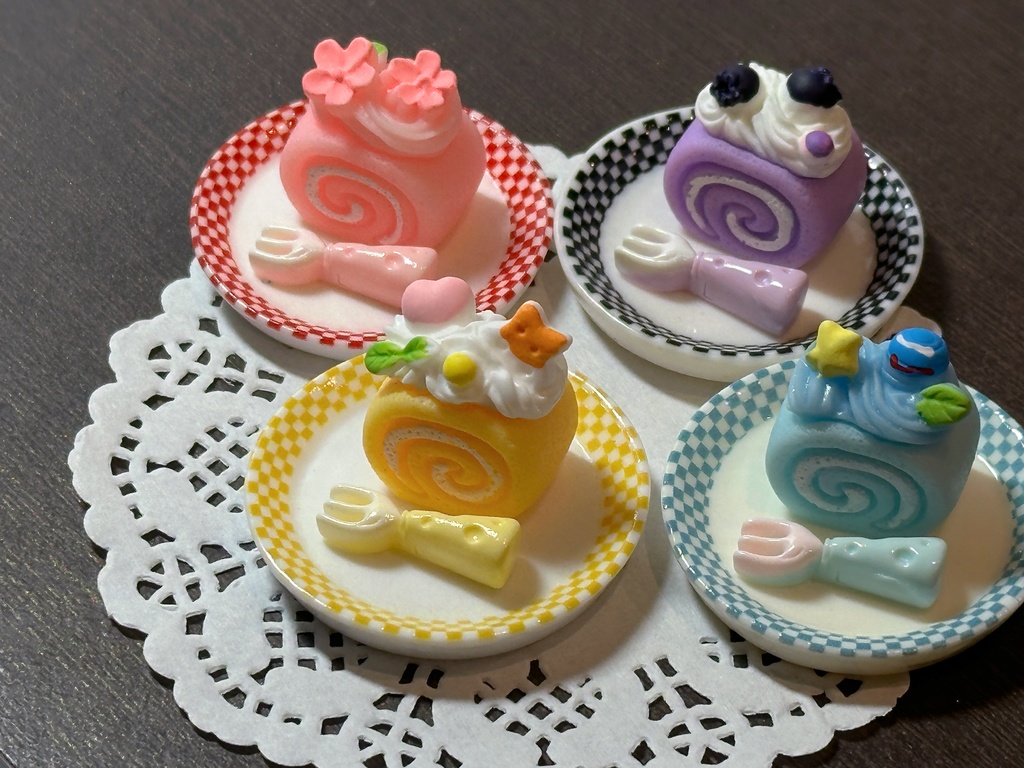 【ミニチュア】ぬい撮りにぴったり♪ミニスイーツプレート