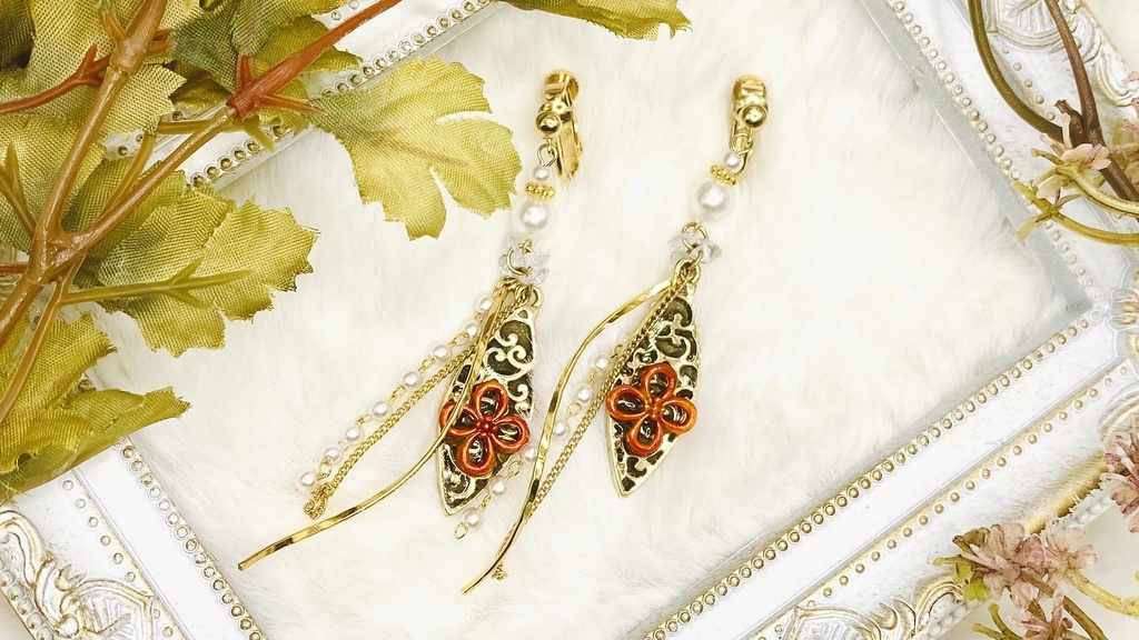 【原神】申鶴 イメージアクセサリー ピアスorイヤリング