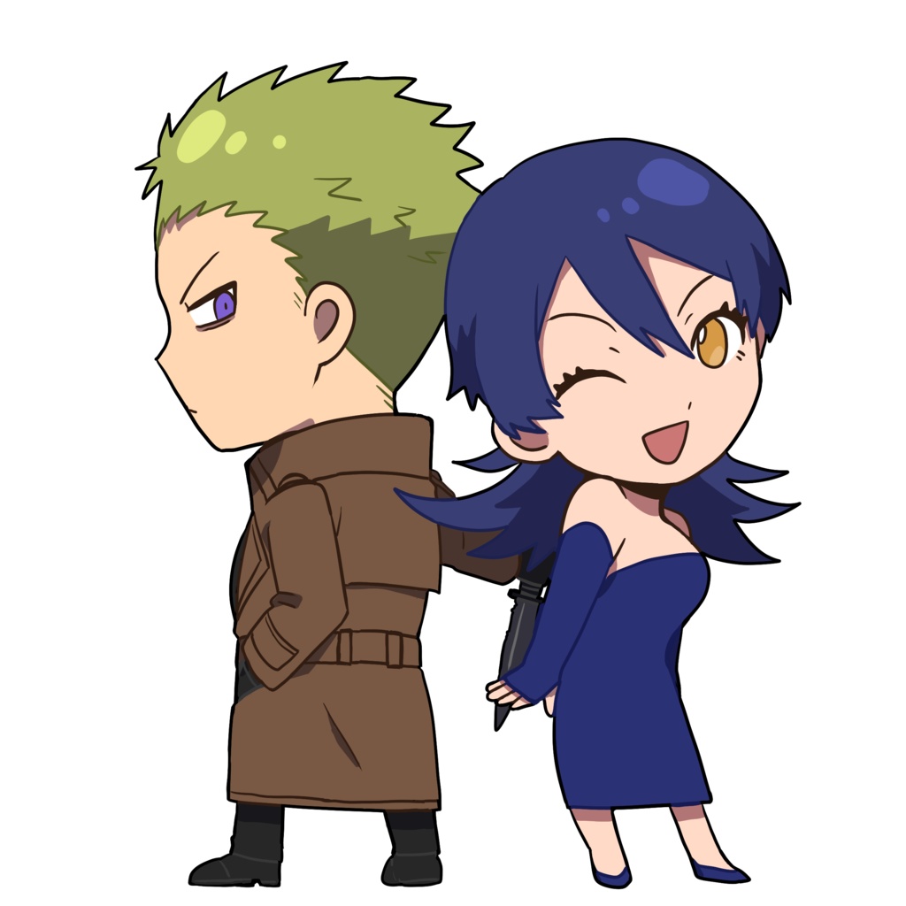 アクリルスタンド　エドガー×マヤ