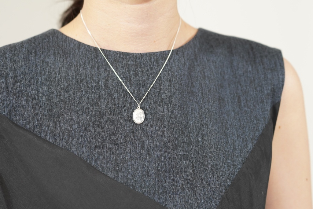 【お守り近侍メダイ】鵜飼派隊(ステンレスチェーン)