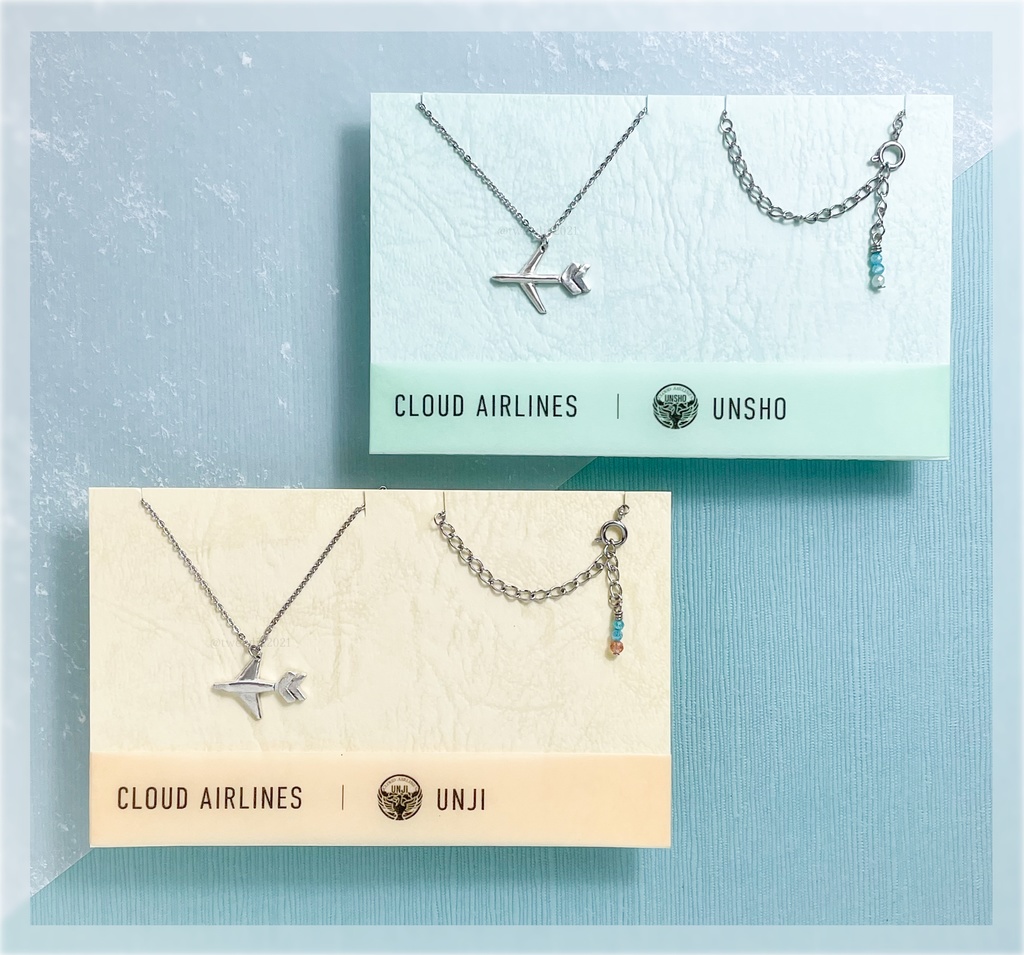 内番服の飛行機ネックレス(雲生)