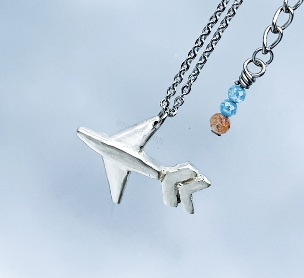 内番服の飛行機ネックレス(雲次)