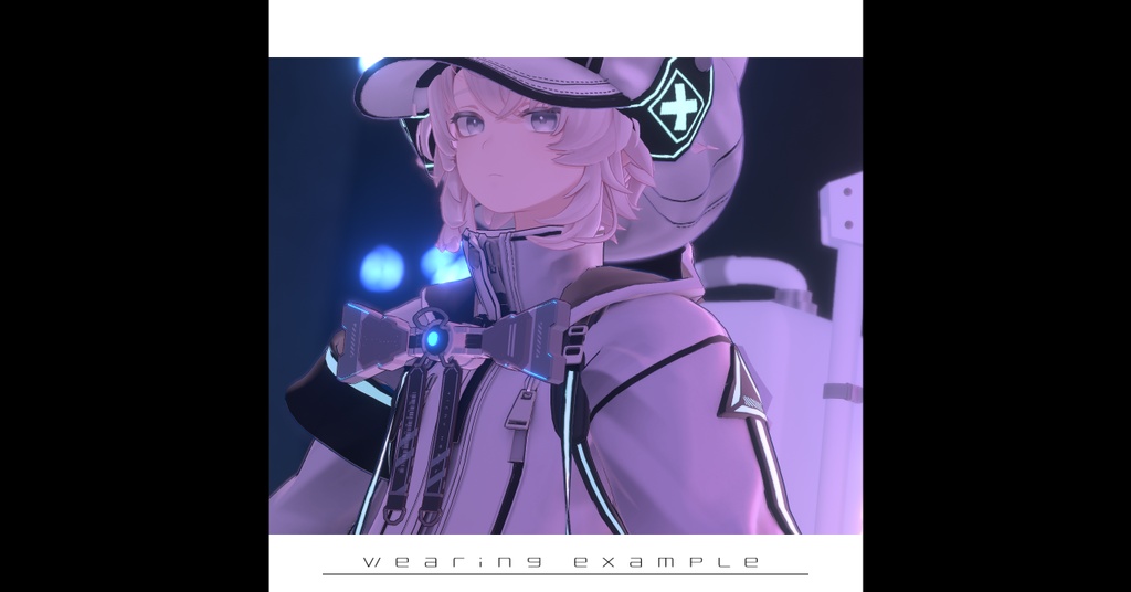 【ライトギミック付き!】ギミック付き3Dモデル「TIEny Heart」【MA設定済み】