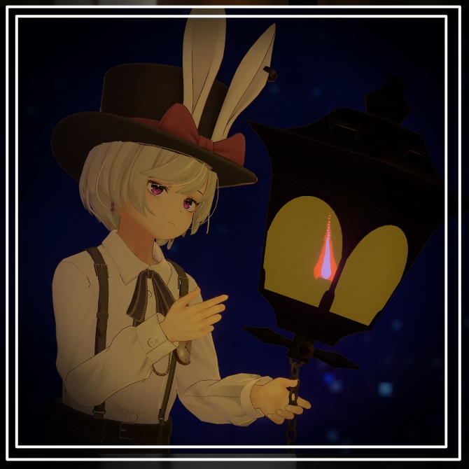 【無料!】ギミック付き3Dモデル「へりうむらんぷ」【MA対応】