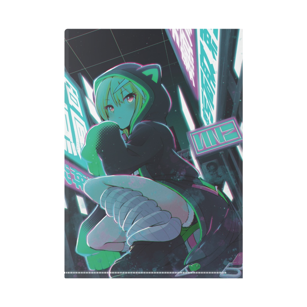 【鈴乃しおん】1周年記念クリアファイル