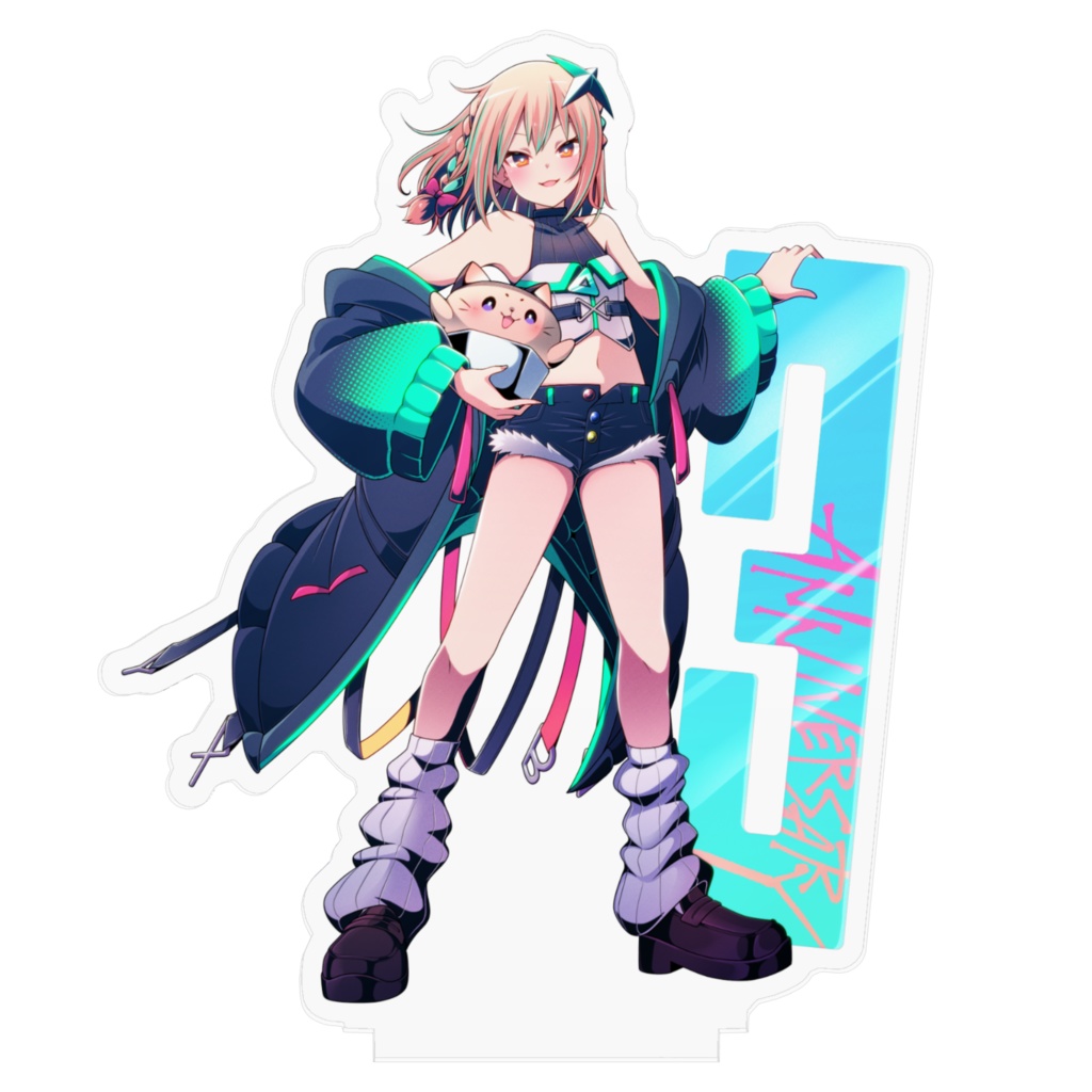 【鈴乃しおん】3周年記念アクリルフィギュア【3周年】