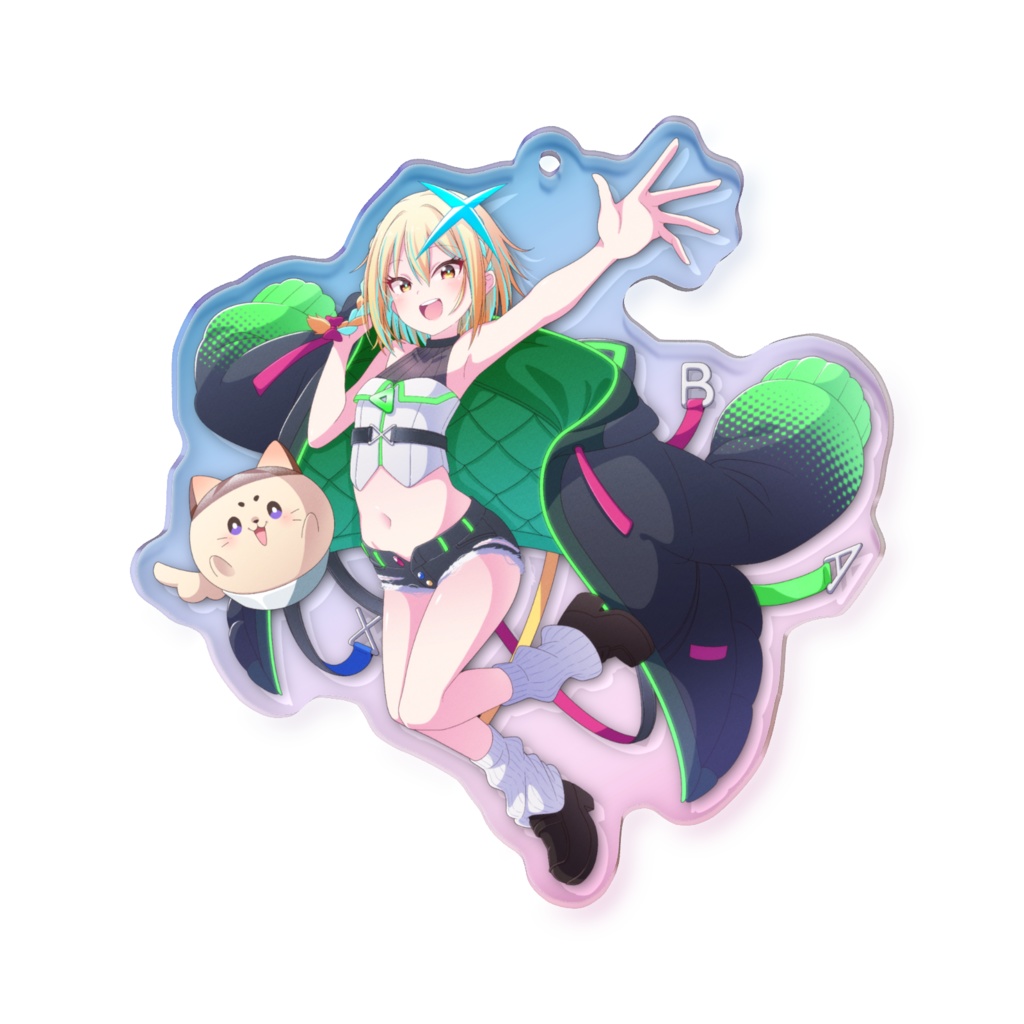 【鈴乃しおん】4周年記念オーロラアクリルキーホルダー