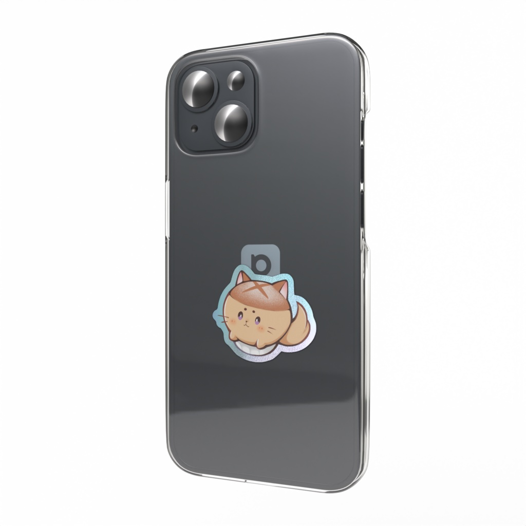 【鈴乃しおん】4周年記念オーロラスマホステッカーC