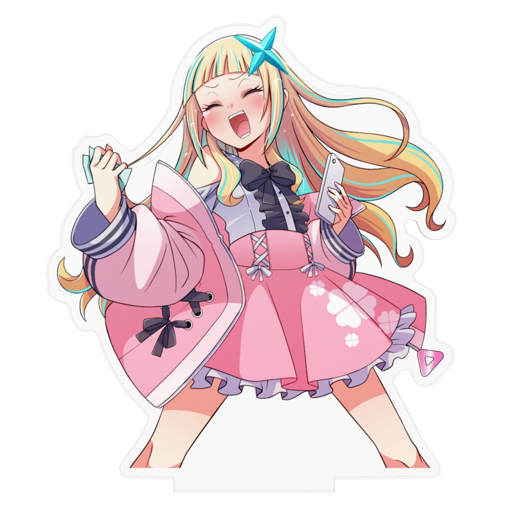 【鈴乃しおん】4周年記念アクリルフィギュアB