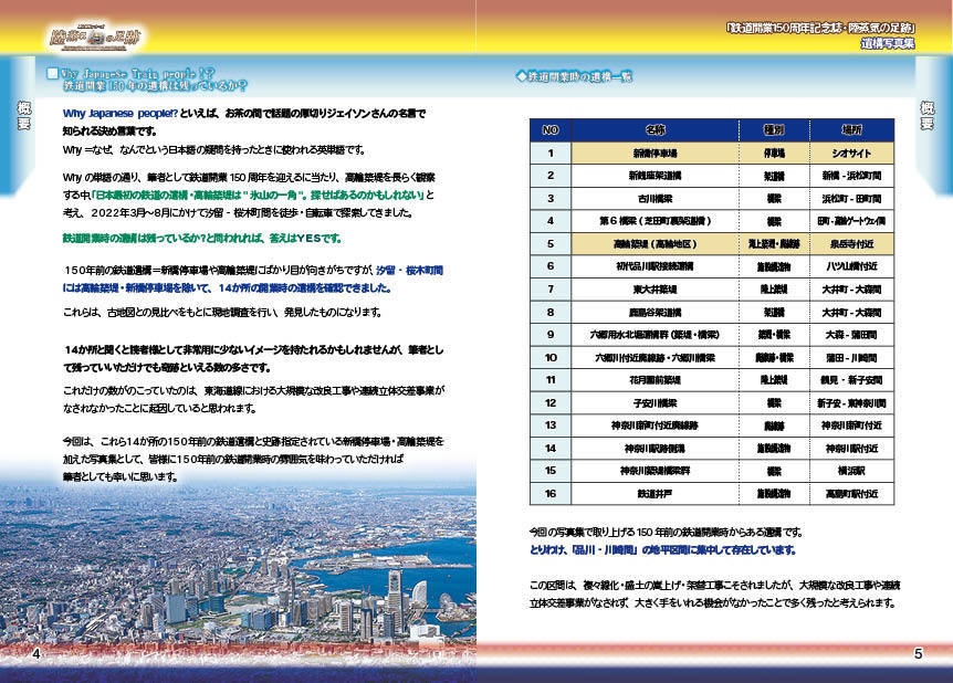 「 #鉄道開業150周年 記念誌 」陸蒸気の足跡 遺構写真集