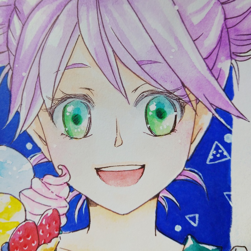 アイスケーキ（ドローイング）