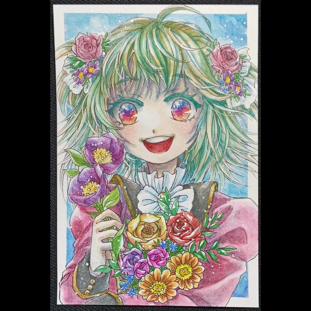 お花と少女