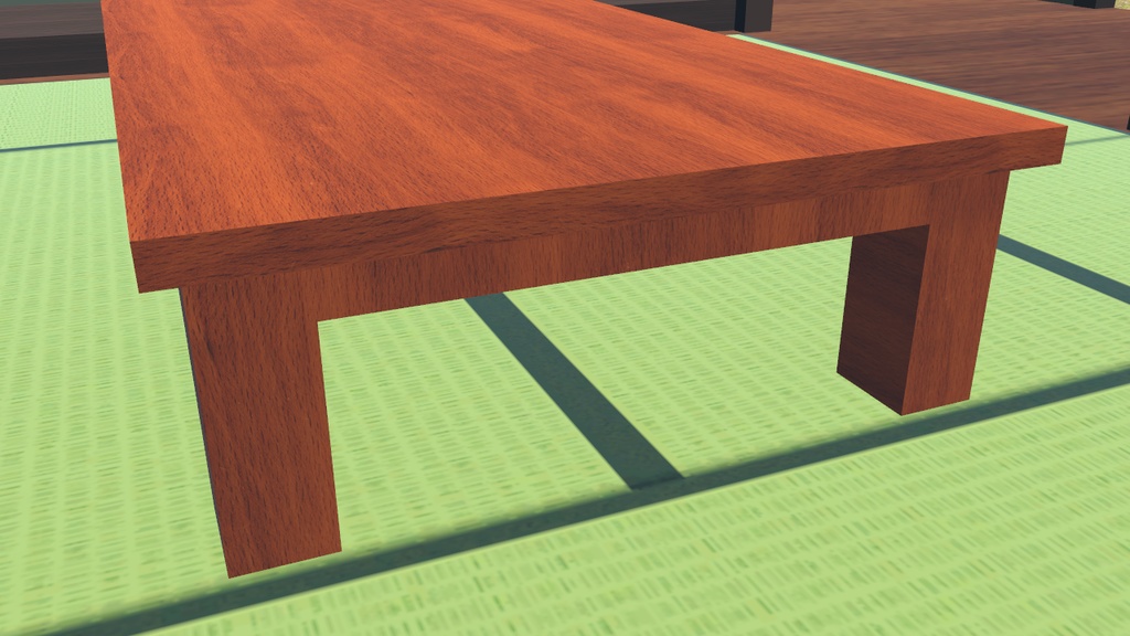 シンプルな座卓