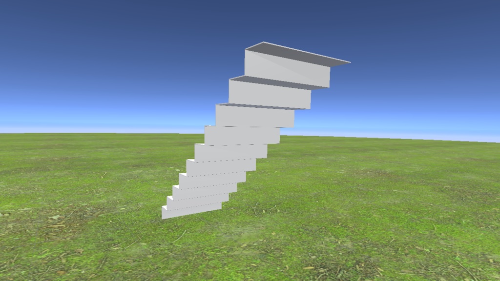 薄っぺらい階段