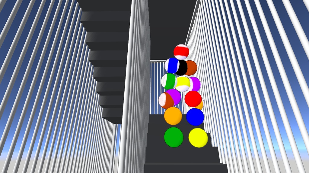 【積み重ね可能】折り返し階段