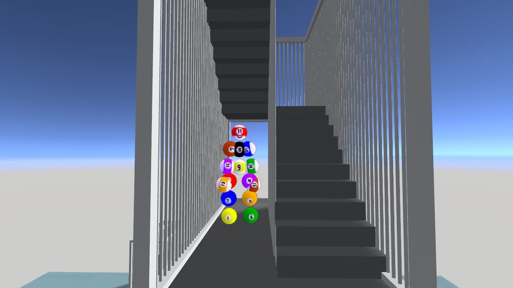 【積み重ね可能】折り返し階段