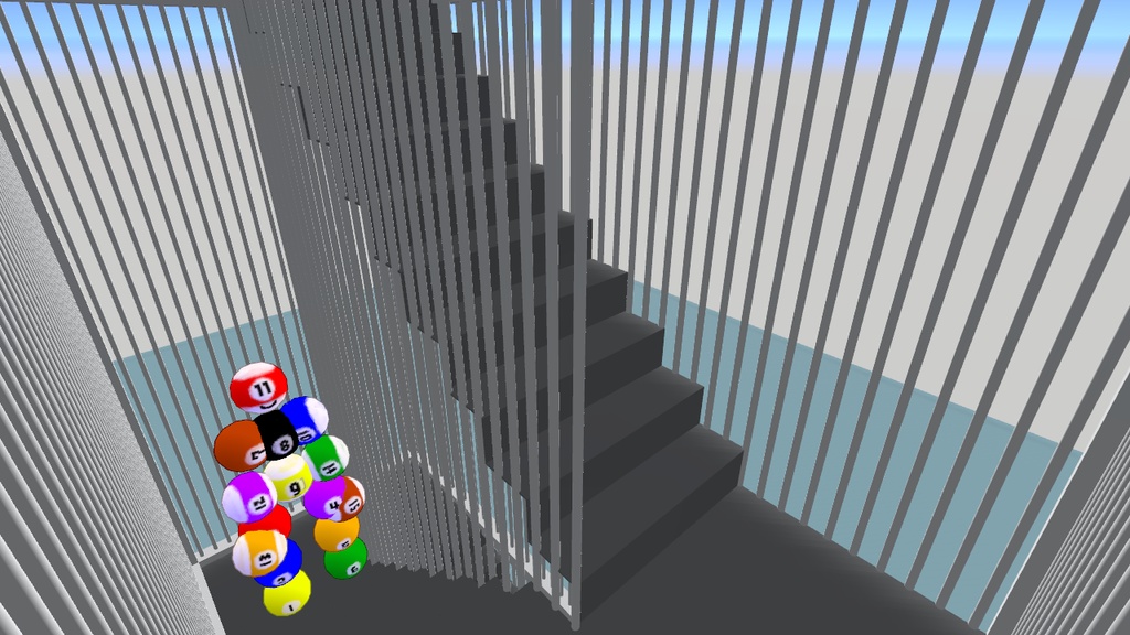 【積み重ね可能】折り返し階段