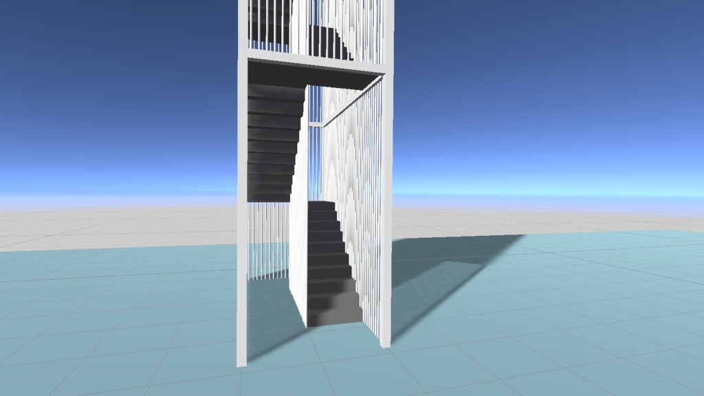 【積み重ね可能】折り返し階段