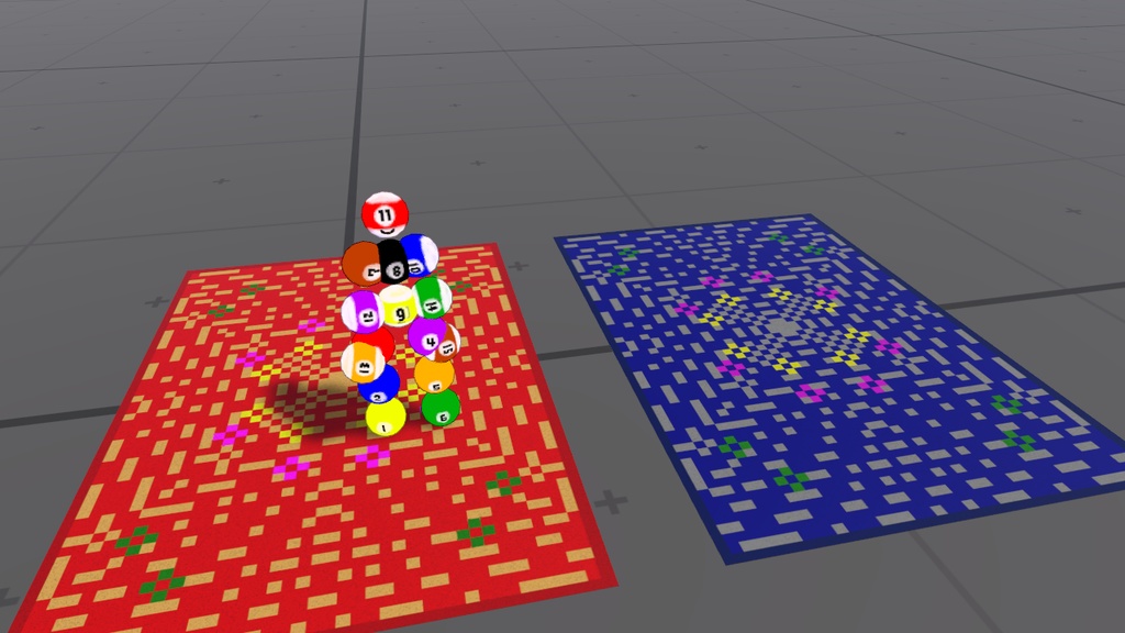 ドット絵っぽい絨毯