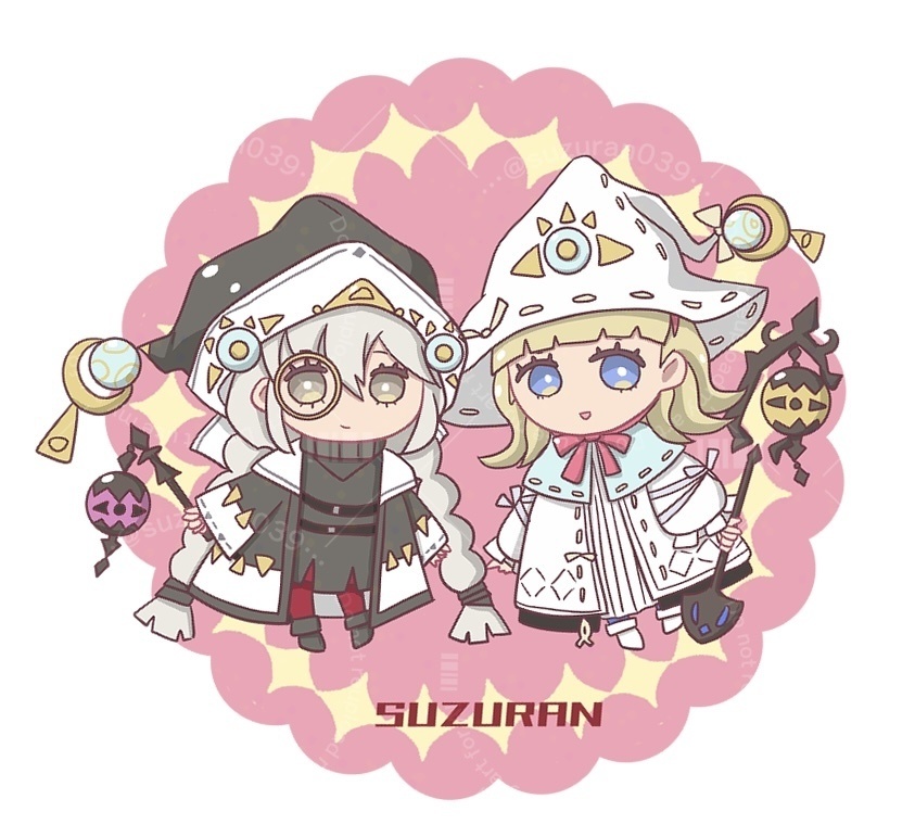 白き森アクリルキーホルダー