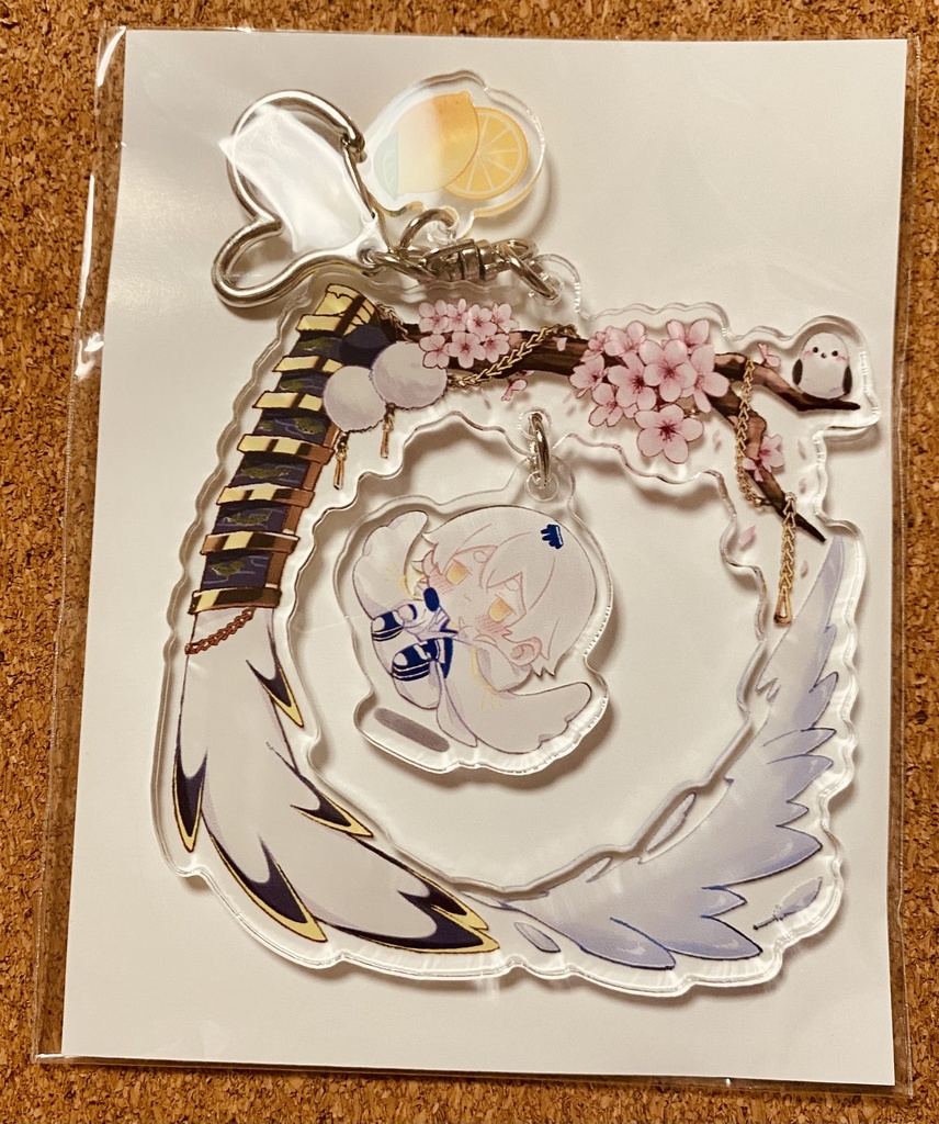 🕊️枠キーホルダー