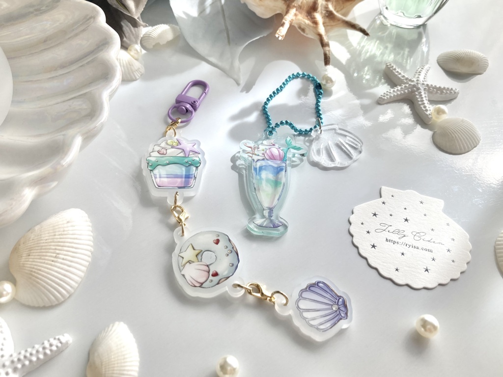 マーメイドスイーツアクキー【COMITIA151】