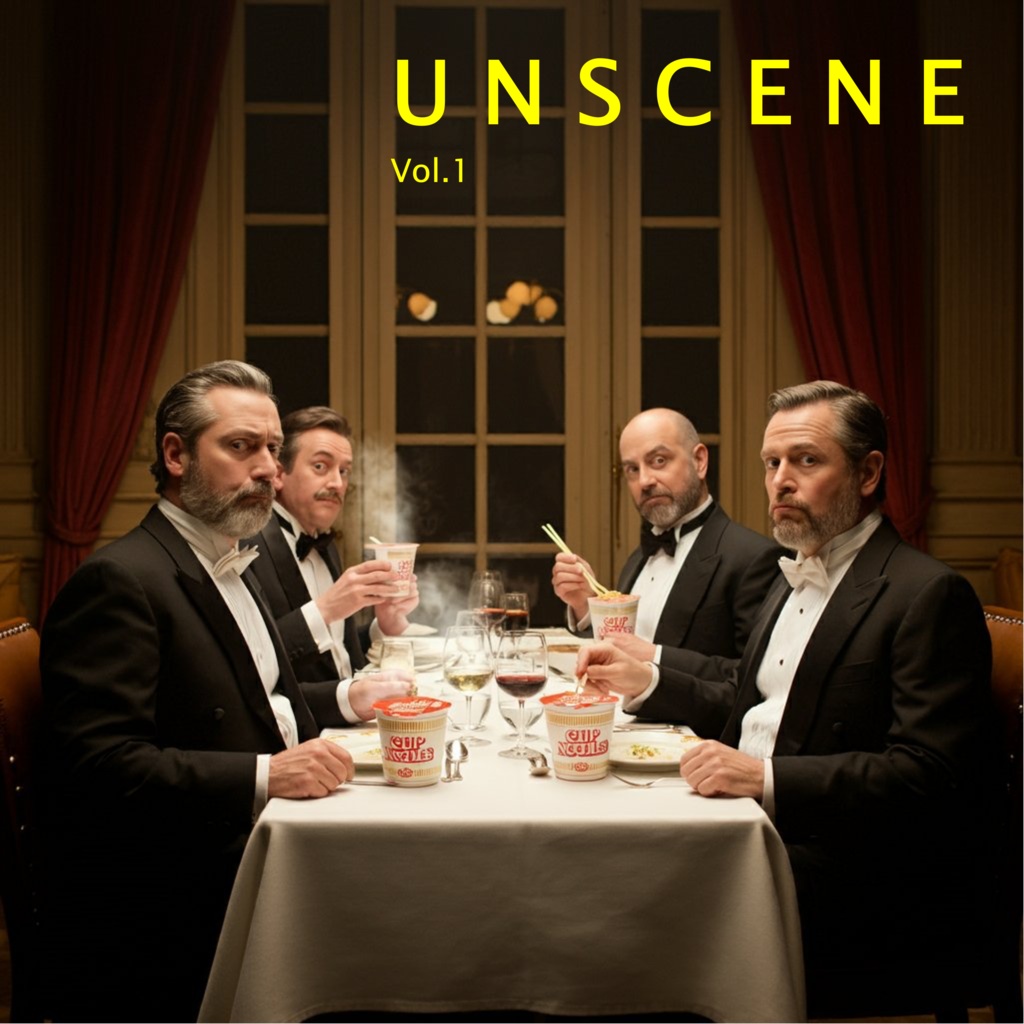 UNSCENE / Vol.1【無言AIアートZINE・正方形PDF】