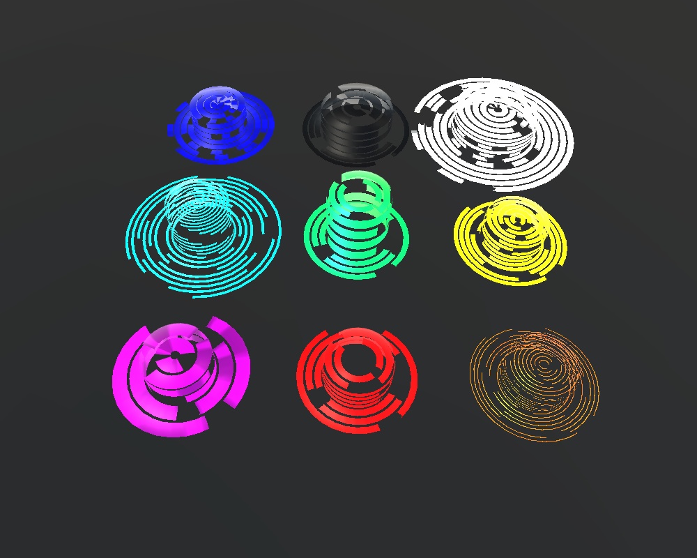 【VRChat向け】輪切りのシルクハット