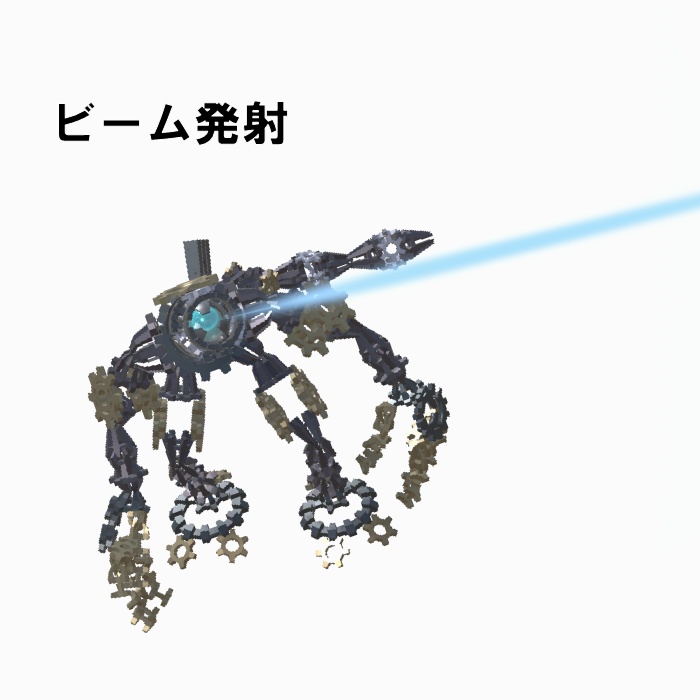 【VRChat向け】オリジナル3Dアバター「歯車竜ラプトル」/「Gear Dragon Raptor」