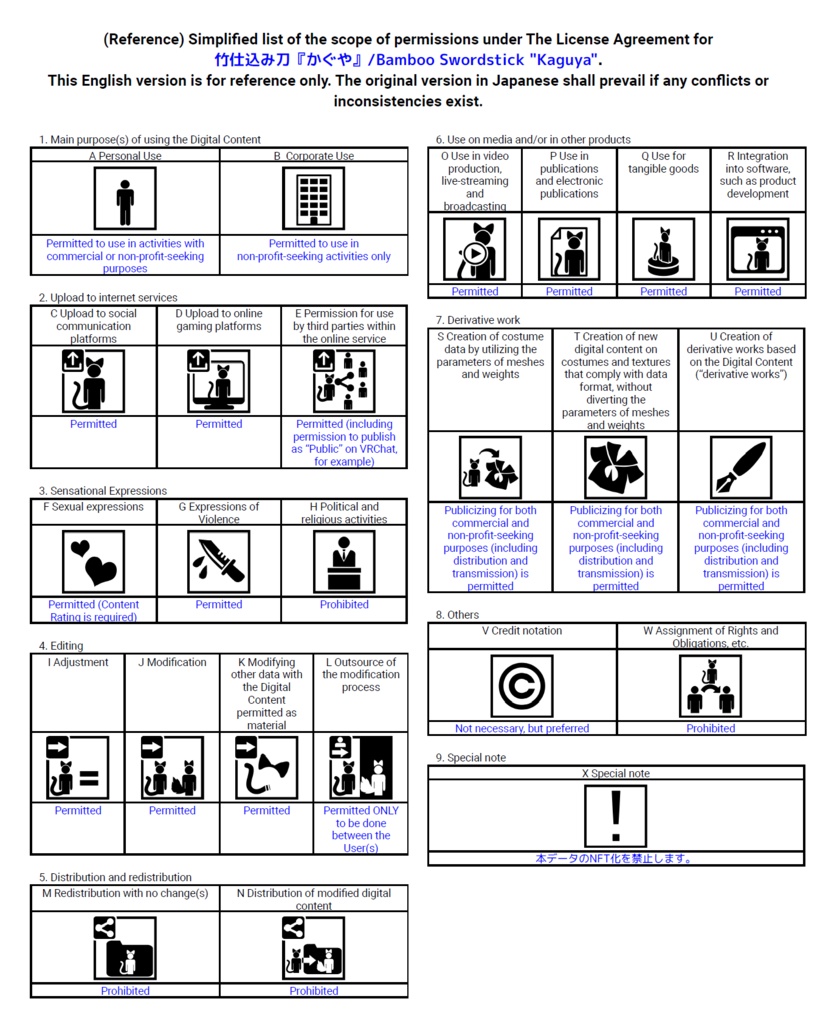 竹仕込み刀『かぐや』/Bamboo Swordstick "Kaguya"