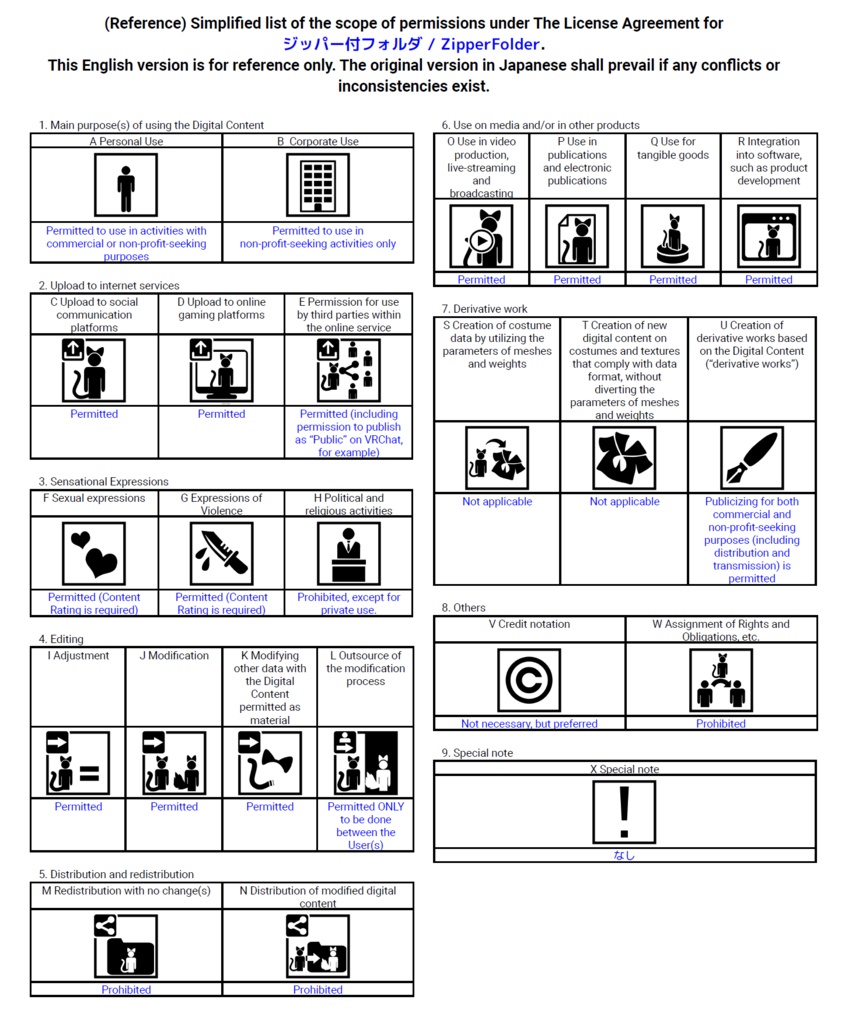 ジッパー付フォルダ / ZipperFolder