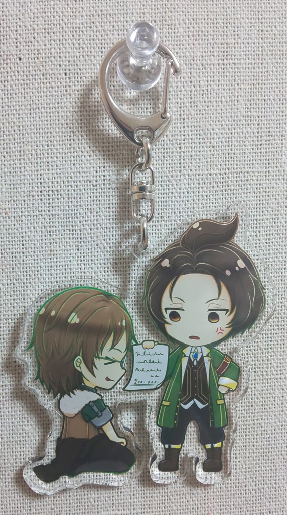 エスカ&ロジーのアトリエアクリルキーホルダー【ソール&アウィン】