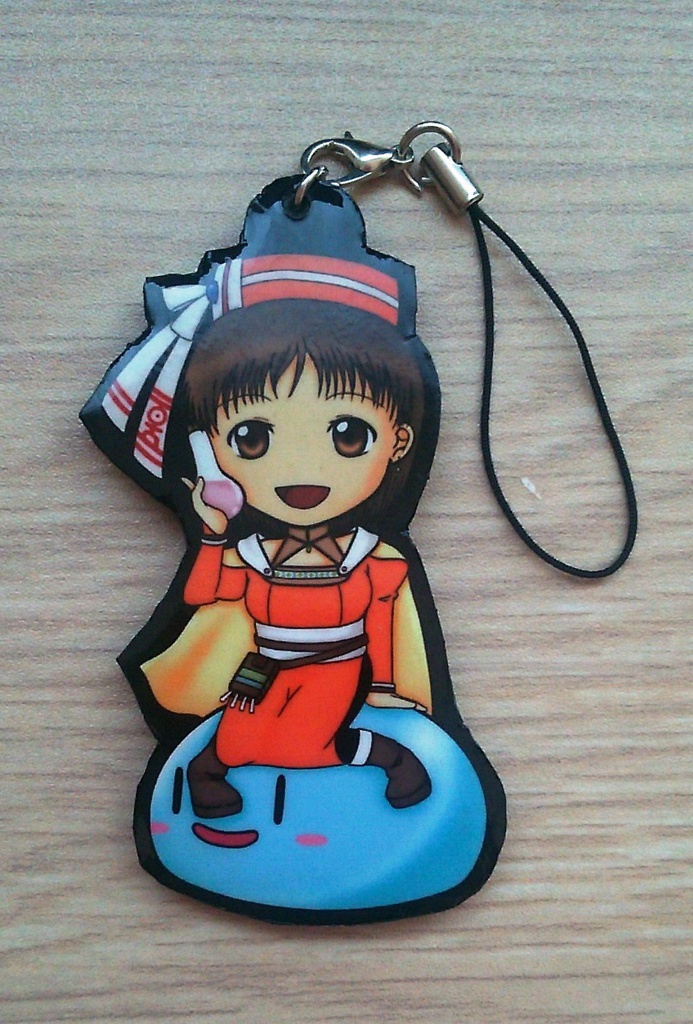 手作りラバーストラップ アトリエシエリーズ エルフィール A Black Calm Booth