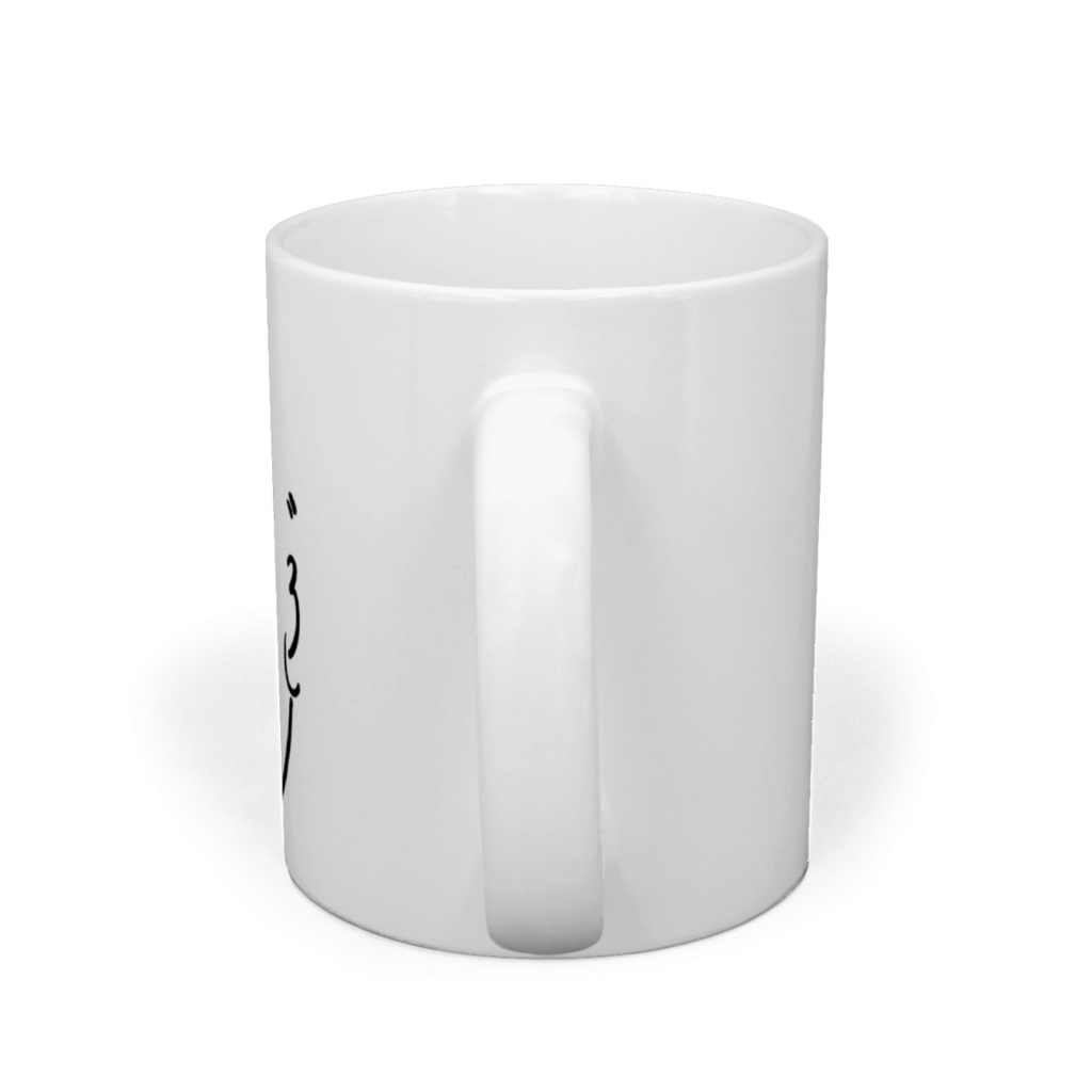 しろもじマグカップ