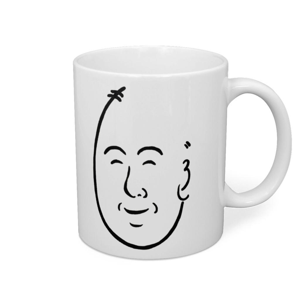 しろもじマグカップ