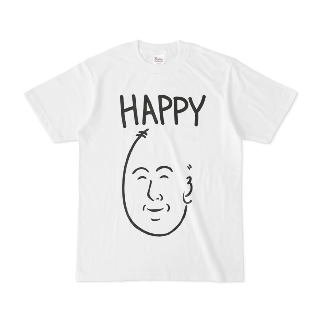 HAPPYしろもじTシャツ
