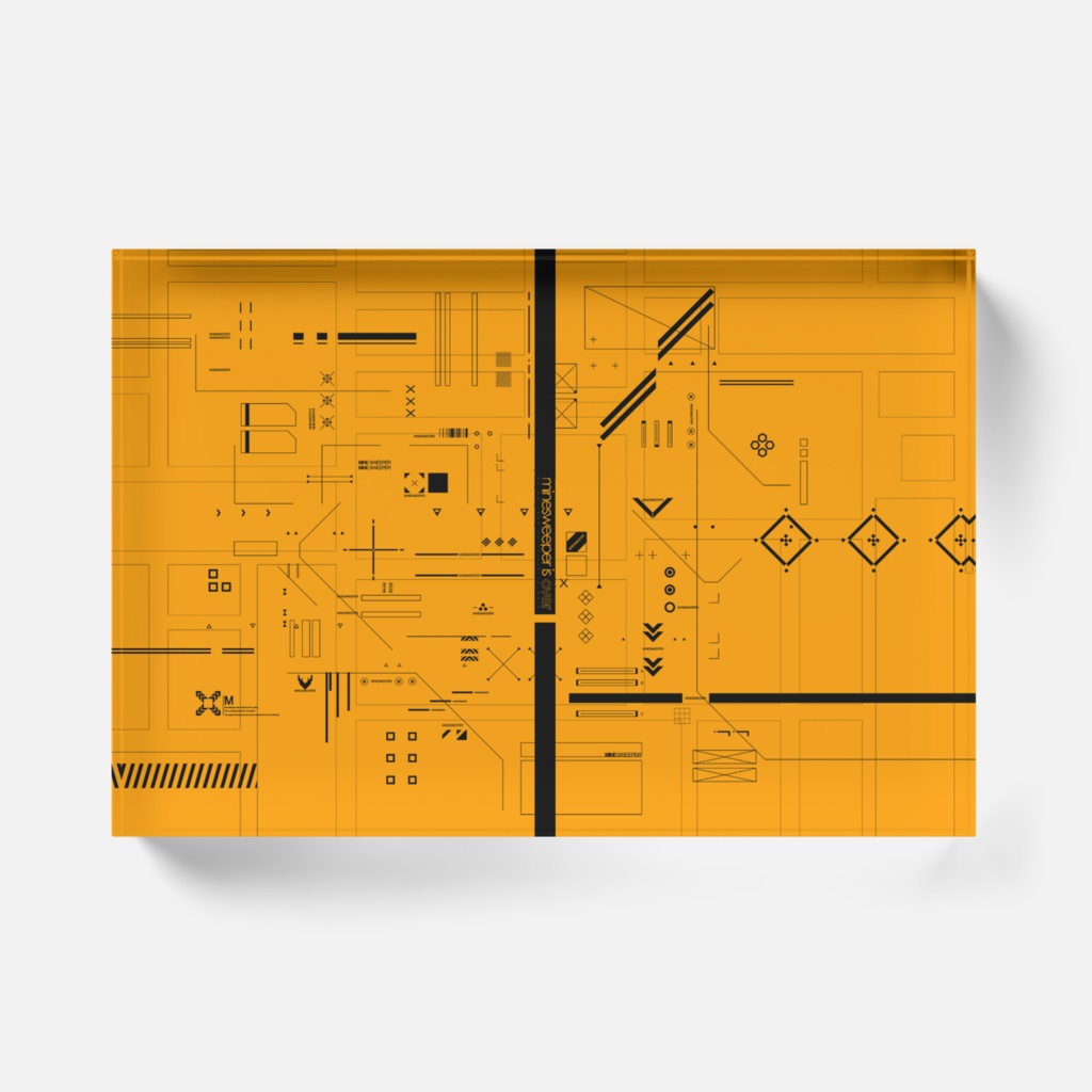MINESWEEPER IS OVERアクリルブロック