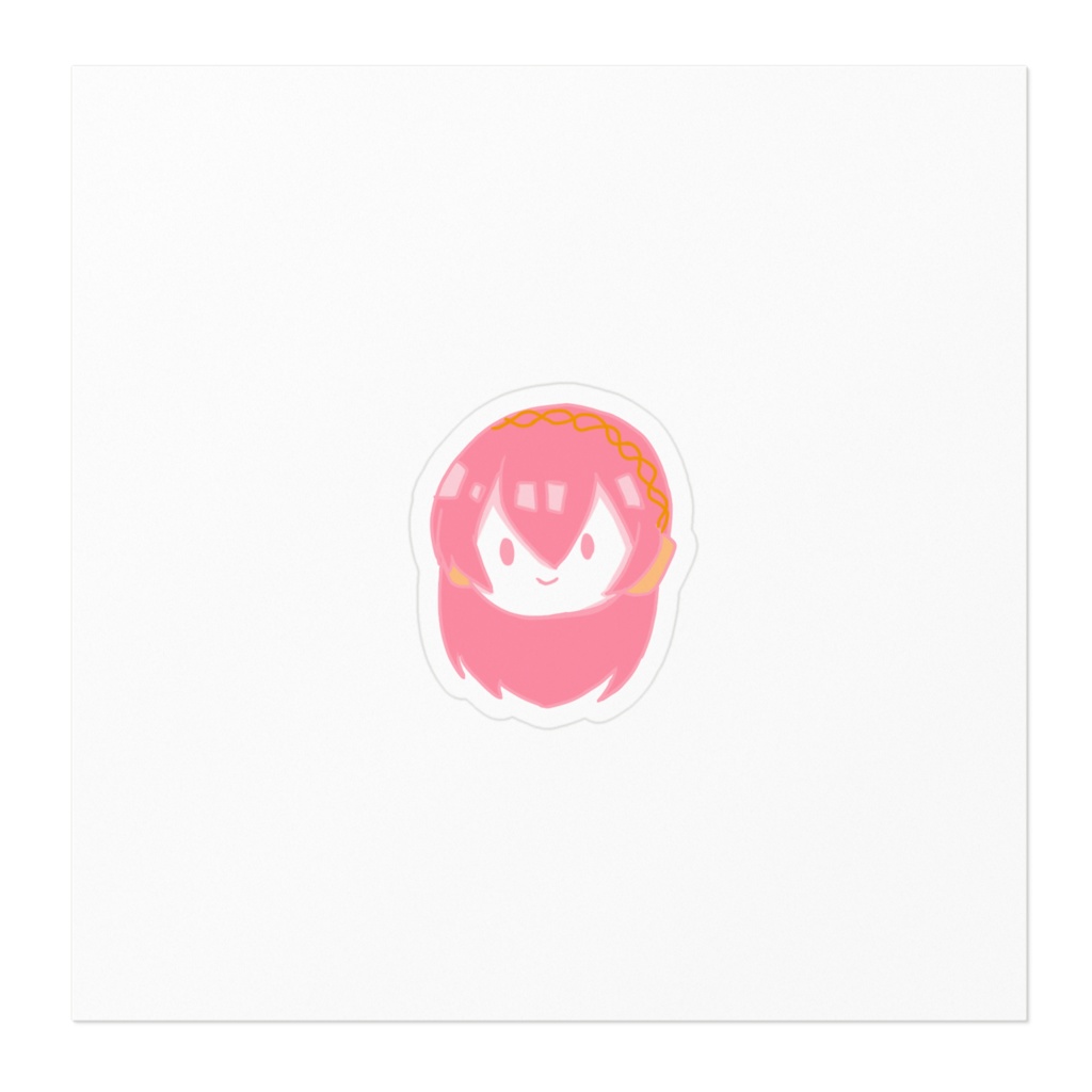 巡音ルカステッカー(小さめ)