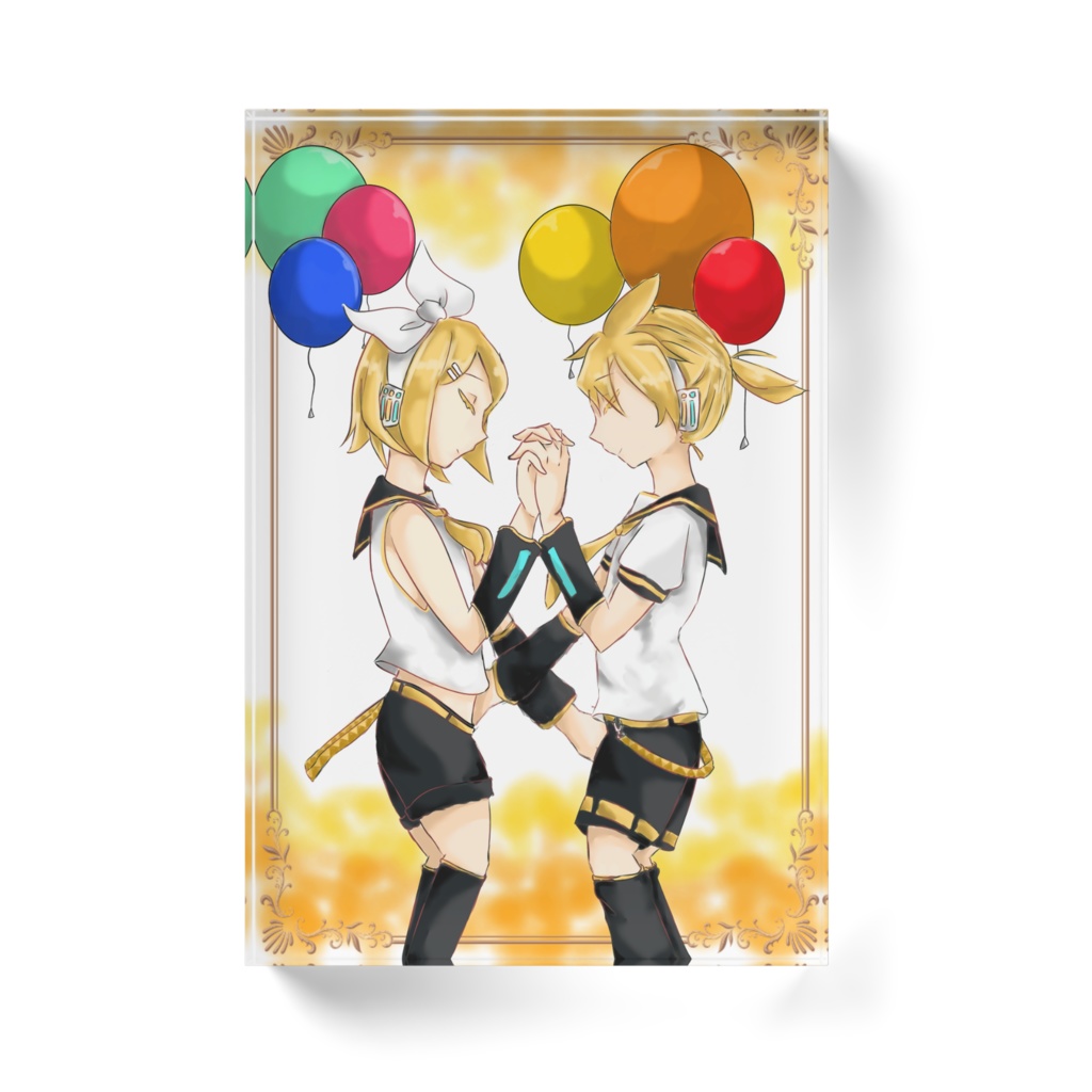 鏡音誕生祭アクリルブロック