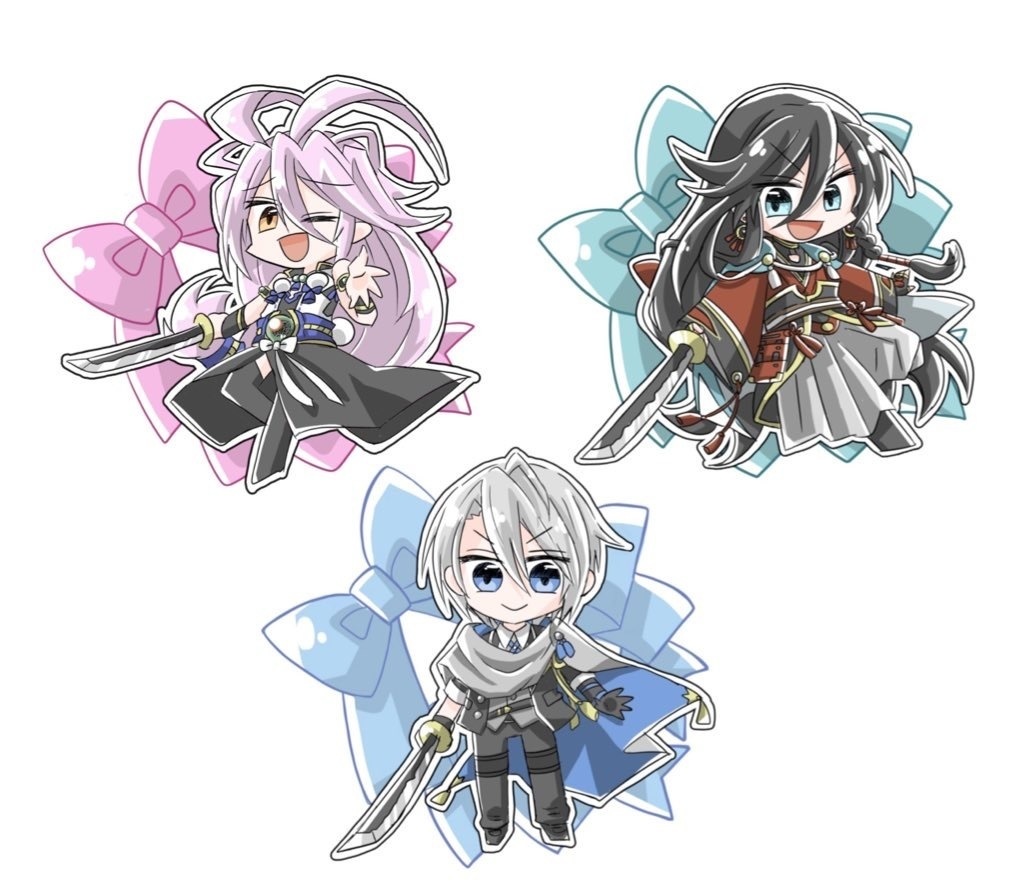 ダイカットステッカー3種セット