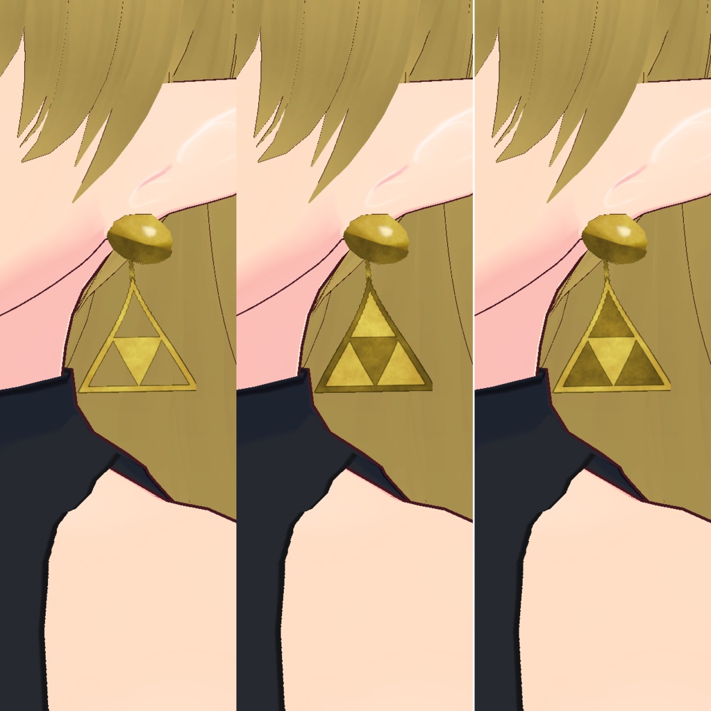 TLoZ Triforce Earrings