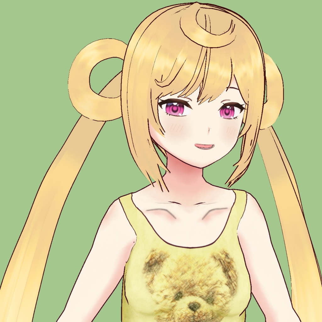 Synthesizer V Shian Simple VRoid Model