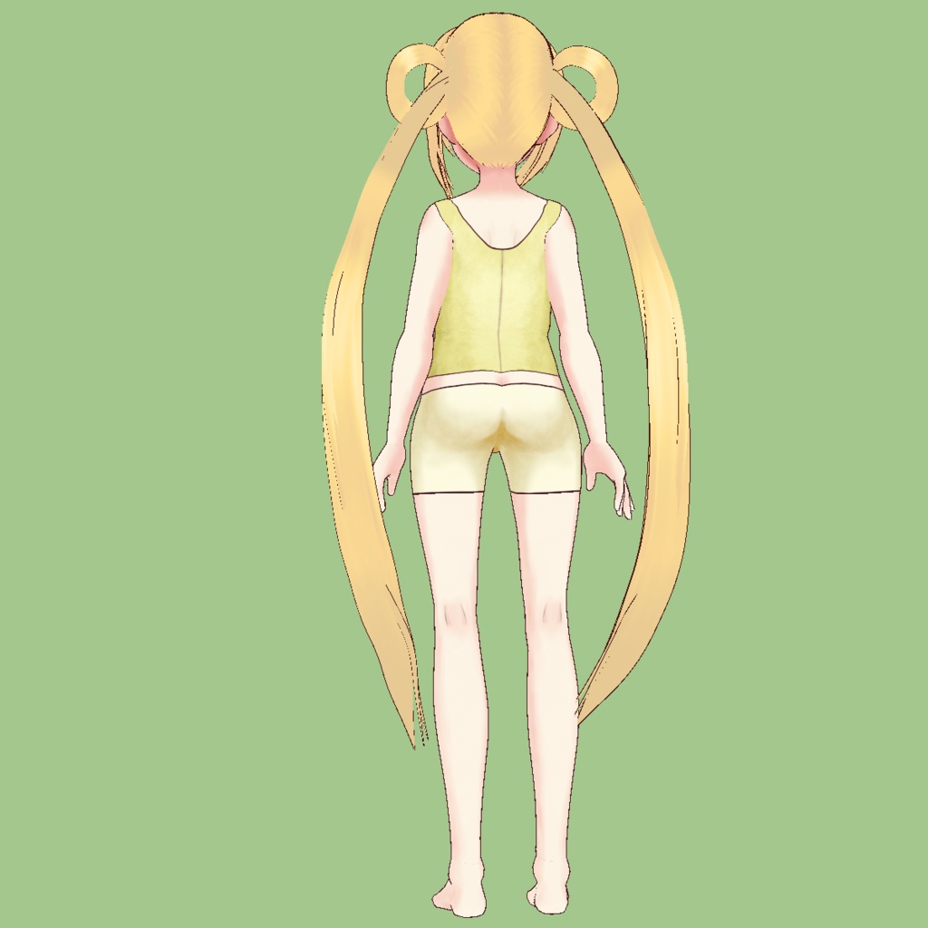 Synthesizer V Shian Simple VRoid Model