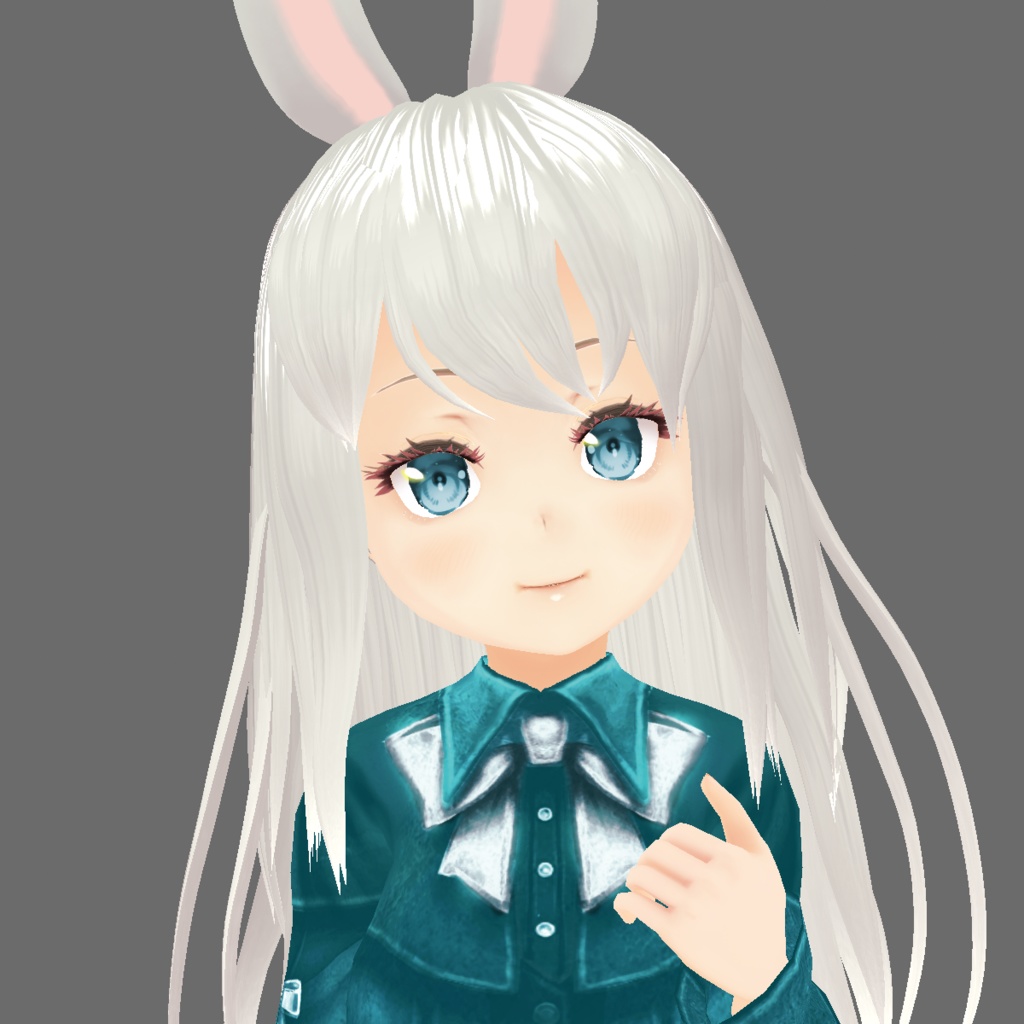 Model Recreation (PLACEHOLDER-TEXTURES - Edited VRoidβ Materials) for YOUR PURCHASE of yukinoa's Texture Set  少女 ロリータエプロンドレスのテクスチャ
