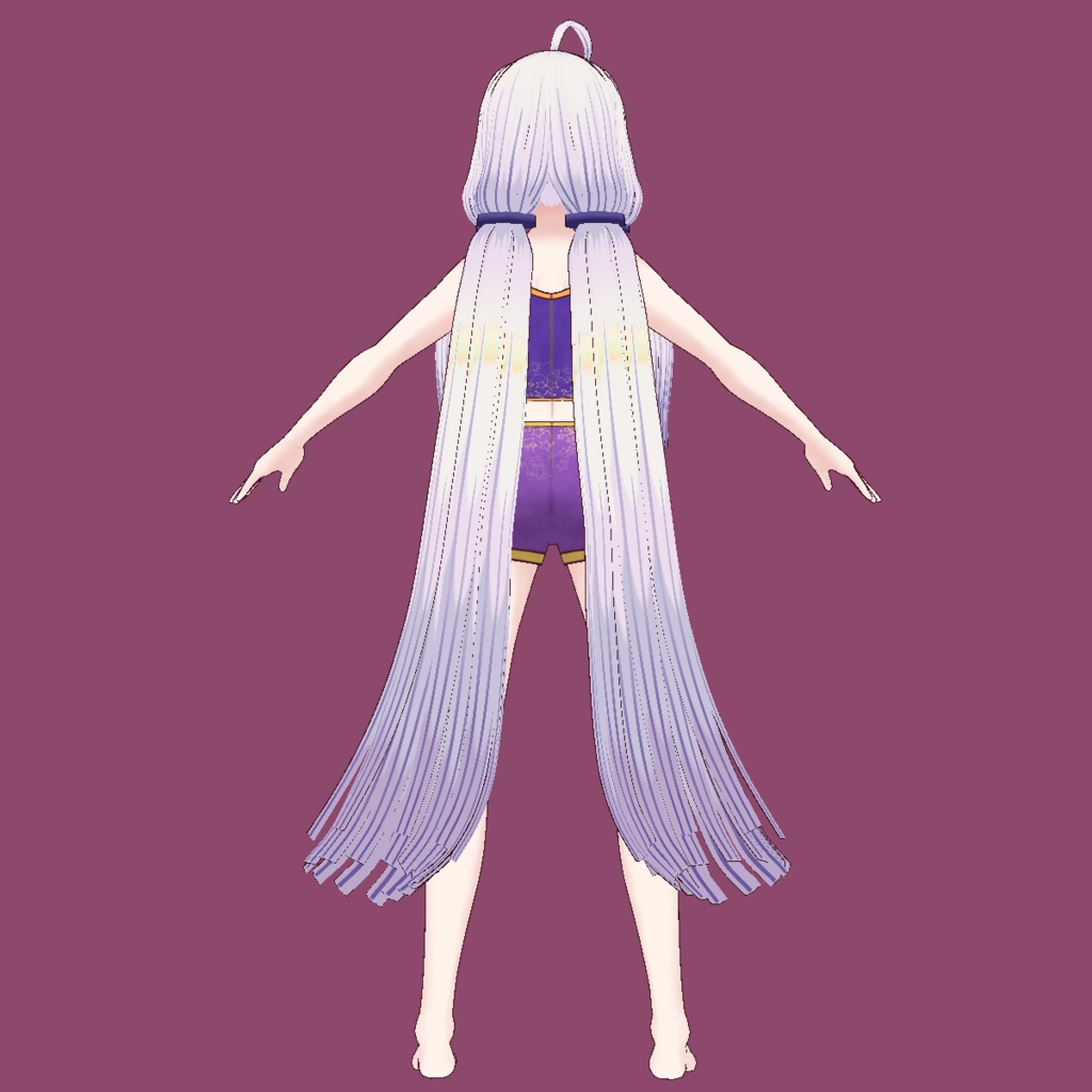 Synthesizer V Minus Simple VRoid Model