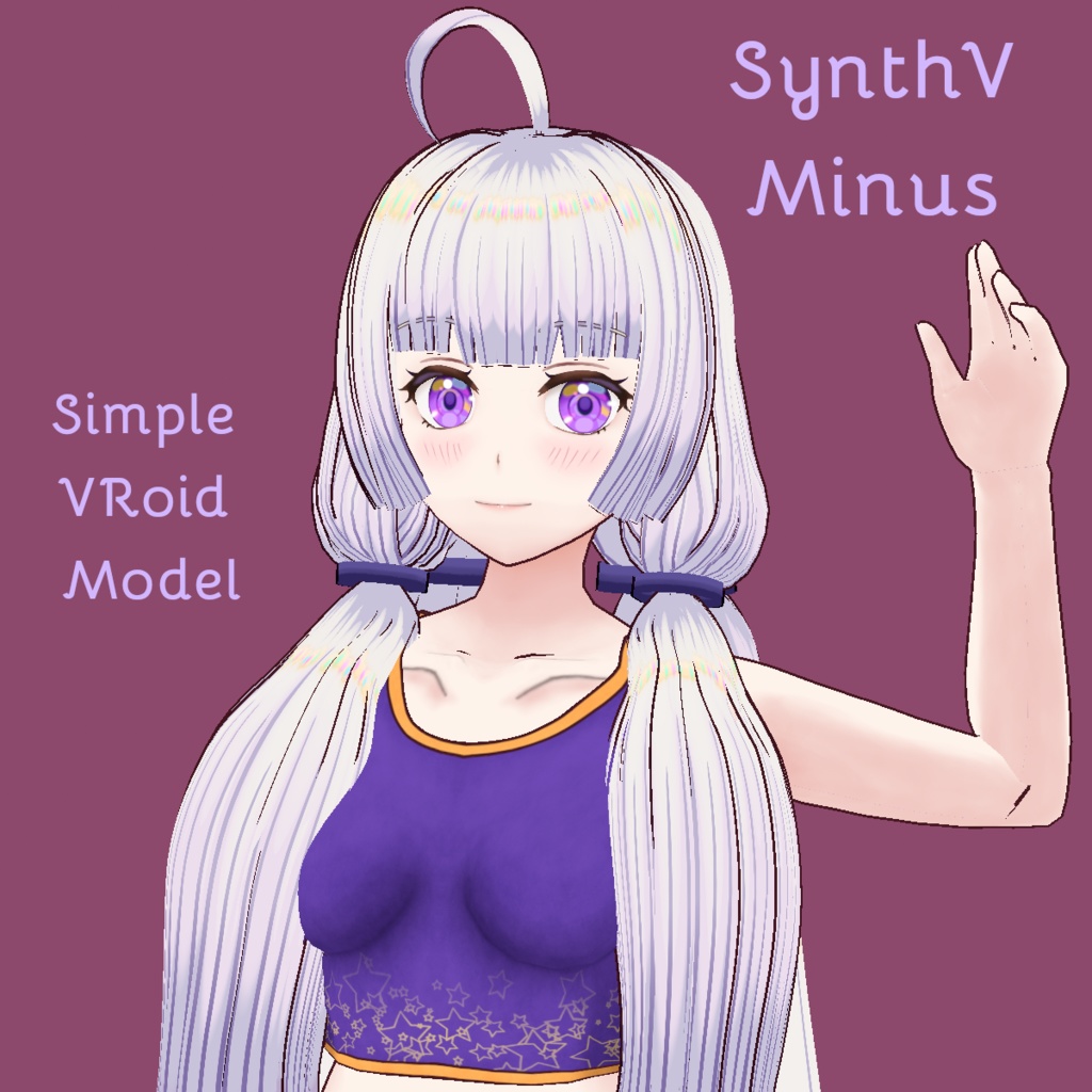 Synthesizer V Minus Simple VRoid Model