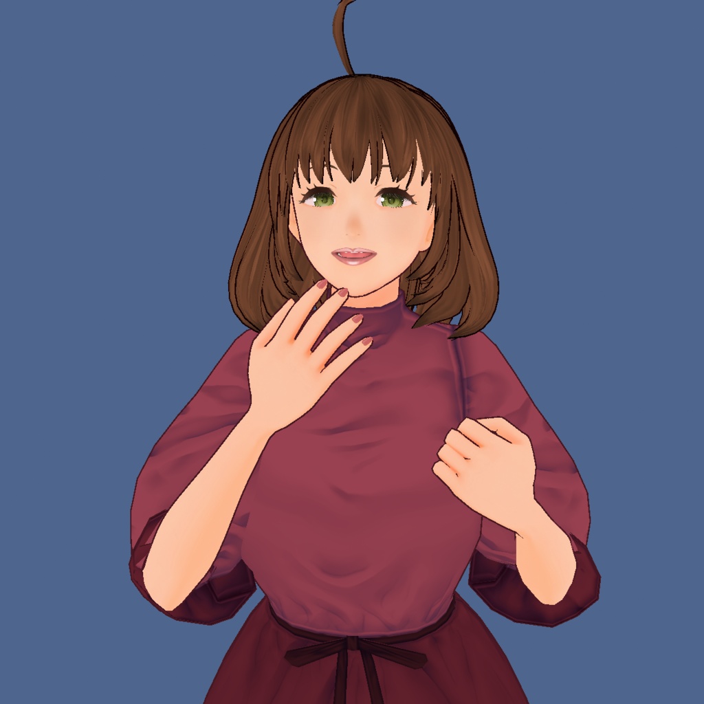 VRoid Free Model Auntie Semi-Realistic