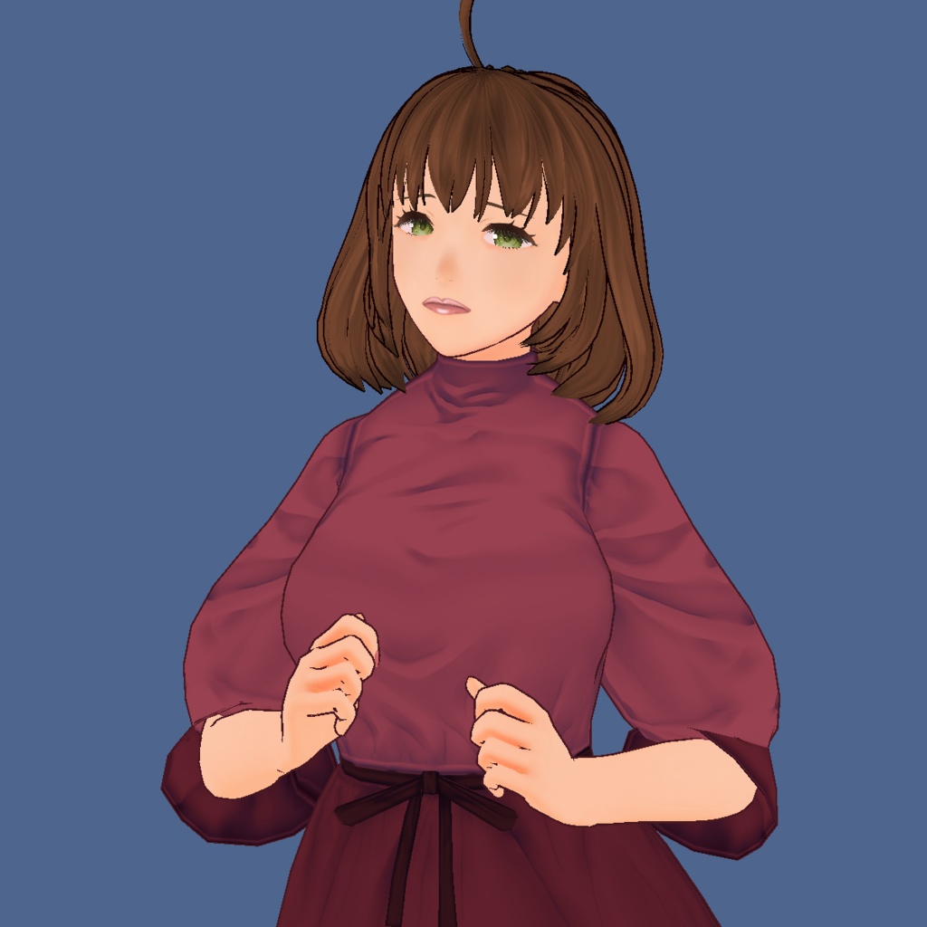 VRoid Free Model Auntie Semi-Realistic